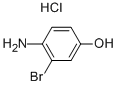 4-氨基-3-溴-苯酚盐酸盐结构式_858014-01-4结构式