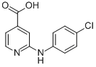 2-[(4-Chlorophenyl)amino]isonicotinic acid Structure,85827-90-3Structure