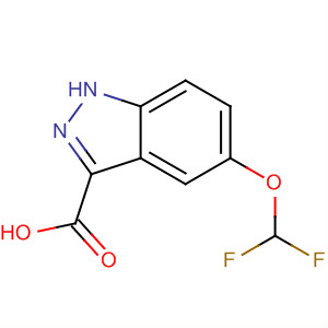 5-(Difluoromethoxy)-1h-indazole-3-carboxylic acid Structure,858661-78-6Structure