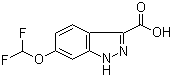 6-(Difluoromethoxy)-1h-indazole-3-carboxylic acid Structure,858661-80-0Structure