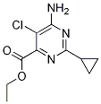 6-氨基-5-氯-2-环己基嘧啶-4-羧酸乙酯结构式_858954-79-7结构式