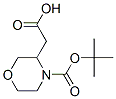 3-Carboxymethyl-morpholine-4-carboxylic acid tert-butyl ester Structure,859155-89-8Structure