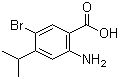 2-氨基-4-异丙基-5-溴苯甲酸甲酯结构式_859937-44-3结构式