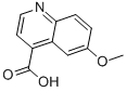 6-甲氧基-4-喹啉羧酸结构式_86-68-0结构式