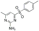 4-甲基-6-[(4-甲基苯基)磺酰基]-2-氨基嘧啶结构式_860648-93-7结构式
