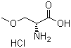 (R)-2-氨基-3-甲氧基丙酸盐酸盐结构式_86118-10-7结构式