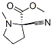 (9ci)-2-氰基-1-甲基-脯氨酸甲酯结构式_86138-64-9结构式