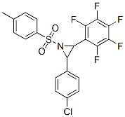 2-(4-氯苯基)-3-(全氟苯基)-1-甲苯磺酰氮丙啶结构式_861437-16-3结构式