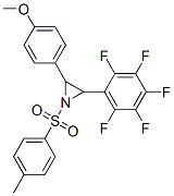 2-(4-Methoxyphenyl)-3-(perfluorophenyl)-1-tosylaziridine Structure,861437-21-0Structure