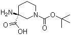 (S)-3-amino-1-(tert-butoxycarbonyl)piperidine-3-carboxylic acid Structure,862372-92-7Structure