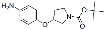 3-(4-氨基苯氧基)-吡咯烷-1-羧酸叔丁酯结构式_862874-75-7结构式