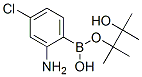 5-氯-2-(4,4,5,5-四甲基-1,3,2-二氧硼烷)-苯胺结构式_863578-21-6结构式