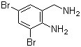 2-氨基-3,5-二溴苯甲胺结构式_86379-71-7结构式