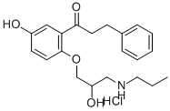 5-Hydroxy Propafenone Hydrochloride Structure,86384-10-3Structure