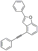 2-苯基-4-苯基乙炔苯并呋喃结构式_863870-94-4结构式