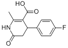 1,4,5,6-四氢-2-甲基-6-氧代-4-[4-(氟)苯基]-3-吡啶羧酸结构式_864082-26-8结构式