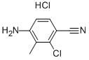 4-氨基-2-氯-3-甲基苯甲腈盐酸盐结构式_864361-78-4结构式