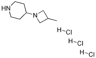 4-(3-甲基-1-氮杂啶)-哌啶三盐酸盐结构式_864441-92-9结构式
