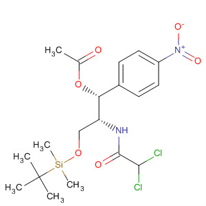 氯霉素2-(O-叔-丁基二甲基硅烷基)甲基1-乙酸酯结构式_864529-27-1结构式