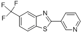 2-吡啶-3-基-5-三氟甲基-苯并噻唑结构式_864684-89-9结构式