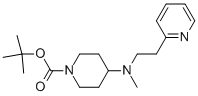 1-Boc-4-[甲基-(2-吡啶-2-乙基)-氨基]-哌啶结构式_864685-08-5结构式