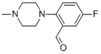 5-氟-2-(4-甲基-1-哌嗪)苯甲醛结构式_865203-77-6结构式