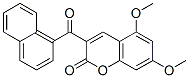5,7-Dimethoxy-3-(1-naphthoyl)coumarin Structure,86548-40-5Structure
