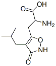 -alpha--氨基-2,3-二氢-4-(2-甲基丙基)-3-氧代-5-异噁唑丙酸结构式_865792-24-1结构式