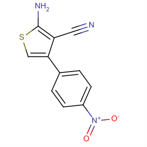 2-氨基-4-(4-硝基苯基)-3-噻吩甲腈结构式_86604-41-3结构式