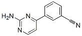 3-(2-氨基-4-嘧啶)苯甲腈结构式_866054-26-4结构式