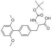L-2-(boc-氨基)-3-(2,6-二甲氧基联苯-4-基)丙酸结构式_866109-65-1结构式