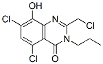 5,7-二氯-2-(氯甲基)-8-羟基-3-丙基-4(3H)-喹唑啉酮结构式_866244-93-1结构式