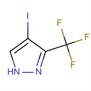 4-Iodo-3-(trifluoromethyl)-1h-pyrazole Structure,866638-72-4Structure