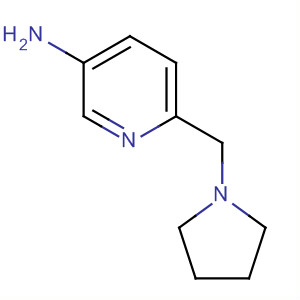 6-(吡咯烷-1-甲基)吡啶-3-胺结构式_866955-36-4结构式