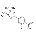 4-Carboxy-3-fluorophenylboronic acid, pinacol ester Structure,867256-77-7Structure