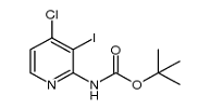 2-Boc-氨基-3-碘-4-氯吡啶结构式_868733-96-4结构式