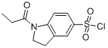 1-丙酰基-2,3-二氢-1H-吲哚-5-磺酰氯结构式_868963-99-9结构式