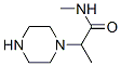 (9ci)-n,-alpha--二甲基-1-哌嗪乙酰胺结构式_86906-74-3结构式