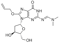 8-烯丙氧基-n2-(dmf)-2-脱氧鸟苷结构式_869354-73-4结构式