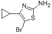 2-氨基-5-溴-4-环丙基噻唑结构式_869854-12-6结构式