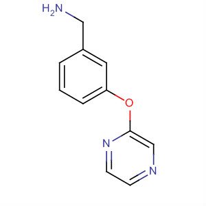 (3-(吡嗪-2-基氧基)苯基)甲胺结构式_870061-44-2结构式