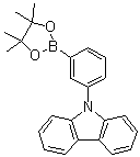 9-(3-(4,4,5,5-四甲基-1,3,2-二噁硼烷-2-基)苯基)-9h-咔唑结构式_870119-58-7结构式