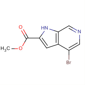 1H-Pyrrolo[2,3-c]pyridine-2-carboxylic acid, 4-bromo-, methyl ester Structure,870235-32-8Structure