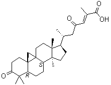 3,23-dIoxo-9,19-Cyclolanost-24-en-26-oic acid Structure,870456-88-5Structure