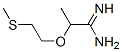 2-[2-(甲基硫代)乙氧基]-丙脒结构式_870669-74-2结构式
