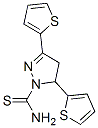 3,5-Di(thiophen-2-yl)-4,5-dihydro-1H-pyrazole-1-carbothioamide Structure,870680-39-0Structure