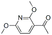 3-乙酰基-2,6-二甲氧基吡啶结构式_870703-62-1结构式