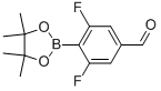 2,6-Difluoro-4-formylphenylboronic acid pinacol ester Structure,870717-92-3Structure