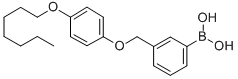 3-(4-庚基氧基苯氧基甲基)苯硼酸结构式_870778-93-1结构式