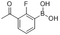 3-乙酰基-2-氟苯硼酸结构式_870778-95-3结构式